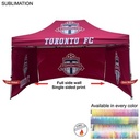 Full Side Wall for 10'x15' Tent Kit, Sublimated, Single Sided Print