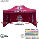 72Hr Fast Ship - Full Side Wall for 10'x15' Tent Kit, Sublimated, Single Sided Print