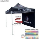 Full Sublimated Back Wall for 10'x10' Tent Kit, Double Sided Print