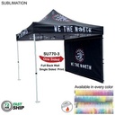 72 Hr Fast Ship - Full Back Wall for 10'x10' Tent Kit, Sublimated, Single Sided Print