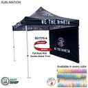 72 Hr Fast Ship - Full Back Wall for 10'x10' Tent Kit, Sublimated, Double Sided Print