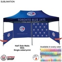 24 Hr Express Ship - Half Side Wall for 10'x20' Tent Kit, Sublimated, Single Sided Print