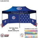 24 Hr Express Ship - Half Side Wall for 10'x20' Tent Kit, Sublimated, Double Sided Print