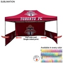 Half Side Wall for 10'x15' Tent Kit, Sublimated, Single Sided Print