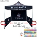 Half Side Wall for 10'x10' Tent Kit, Sublimated, Double Sided Print