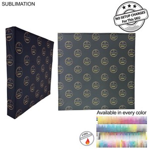 [SU775-10] 7.5' Straight Wall Full Height Tension Fabric Pop-up Display Kit with Wrap End Caps, NO SETUP CHARGE