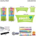 48Hr Quick Ship - Supreme Trade Show Package, Banner + Stretch fit tablecloth 6'
