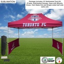 72Hr Fast Ship - Tent Sidewalls Package, 15' Sublimated Tent Kit and 2 Half single sided sidewalls