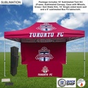 48Hr Quick Ship - Deluxe Event Package, 15' Tent Kit, 15' Backwall, and 6' Box Fit Tablecloth