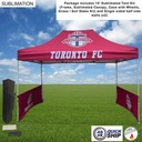 48Hr Quick Ship - Tent Sidewalls Package, 15' Sublimated Tent Kit and 2 Half Single Sided Sidewalls
