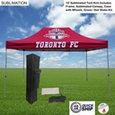 48 Hr Quick Ship - 15' Premium Sublimated Tent Kit, Includes Frame, Canopy, Case, Grass Stake Kit