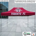 72Hr Fast Ship - 15' Premium Sublimated Tent Kit, Includes Premium 40mm Aluminum Frame & Canopy Only