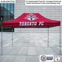 48Hr Quick Ship -15' Premium Sublimated Tent Kit, Includes Premium 40mm Aluminum Frame & Canopy only