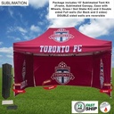 72Hr Fast Ship - Full Privacy Tent Package, 15' Tent Kit, 3 DOUBLE Sided Full Walls (back & 2 sides)