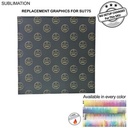 Replacement Graphics for 7.5' Straight Wall Tension Fabric w/Velcro® On The Back