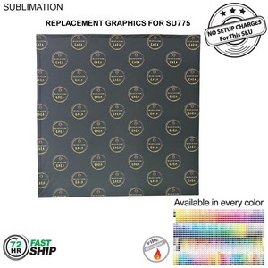 72Hr Fast Ship - Replacement Graphics for 7.5' Straight Wall Tension Fabric w/Velcro® On The Back