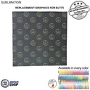 48Hr Quick Ship- Replacement Graphics for 7.5' Straight Wall Tension Fabric w/Velcro® On The Back
