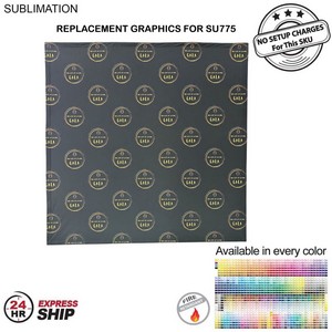 24Hr Express Ship - Replacement Graphics for 7.5' Straight Wall Tension Fabric, Velcro® On The Back
