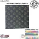 24Hr Express Ship - Replacement Graphics for 7.5' Straight Wall Tension Fabric, Velcro® On The Back