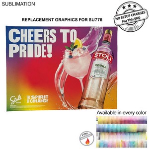 Replacement Graphics for 10'w Straight Wall Tension Fabric w/Velcro® On The Back