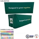48Hr Quick Ship - Sublimated PREMIUM Box Style Fitted Table Cloth for 6' Table, 4 Sided, Closed Back