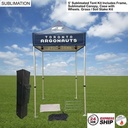 24Hr Express Ship - 5' Premium Sublimated Tent Kit, Includes Frame, Canopy, Case, Grass Stake Kit.