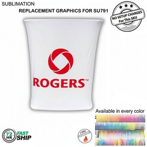 [SU891-2] 72 Hr Fast Ship - Replacement Graphics ONLY for Rectangular SEG Counter Kit with Sublimated Cover