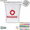 72 Hr Fast Ship - Replacement Graphics ONLY for Rectangular SEG Counter Kit with Sublimated Cover
