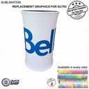 48Hr Quick Ship - Replacement Graphics ONLY for Round SEG Counter Kit with Sublimated Cover