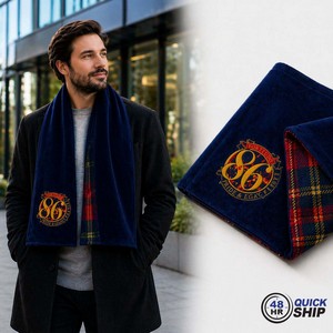 [SU557-7] 48 Hr Quick Ship - Custom Mink Scarf – 6" x 60" | Ultra-Soft Premium Finish | 2-Sided Sublimation