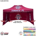 24Hr Express Ship - Full Side Wall for 10'x15' Tent Kit, Sublimated, Single Sided Print