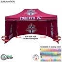 72Hr Fast Ship - Full Side Wall for 10'x15' Tent Kit, Sublimated, Double Sided Print