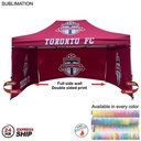 24Hr Express Ship - Full Side Wall for 10'x15' Tent Kit, Sublimated, Double Sided Print