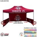 24Hr Express Ship - Half Side Wall for 10'x15' Tent Kit, Sublimated, Double Sided Print
