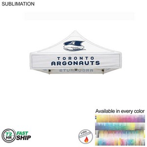 72Hr Fast Ship - 5' Premium Tent Canopy only, Full Bleed Dye Sublimation