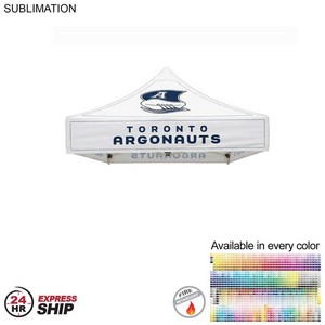 24Hr Express Ship - 5' Premium Tent Canopy only, Full Bleed Dye Sublimation.