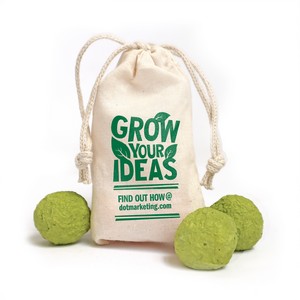 Herb Seed Bombs Muslin Bag 3