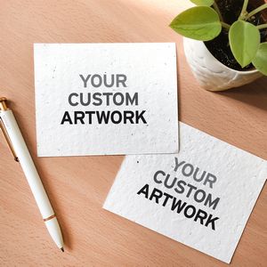 Double-Sided Plantable Postcards