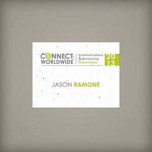 [4X33046] Single-Sided 4 x 3" Seed Paper Name Tags