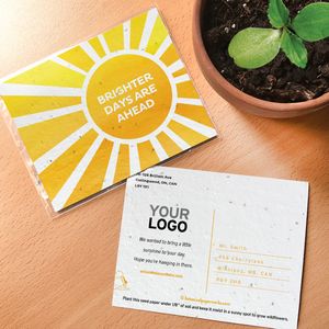 Brighter Days Plantable Postcards