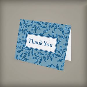 [CLP4830] Classic Leaves Plantable Business Thank You Cards