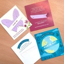 Double-Sided Mini Slot Cards With Plantable Shape