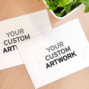 [L5X2985] Double-Sided Large Seed Paper Panel Cards