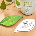 Leaf Shape Seed Paper Business Cards