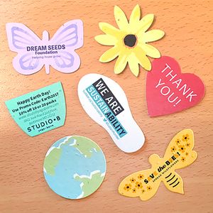 Small Die-Cut - Printed Single Sided