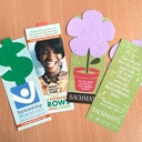 Double-Sided Small Eco Bookmark With Shape