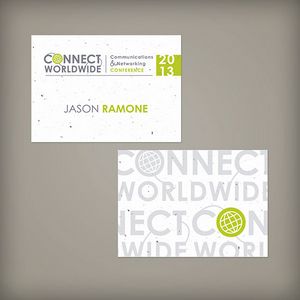 [3X23049] Double-Sided 3.5 x 2.5" Seed Paper Name Tags