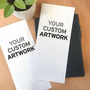 [4X92979] Double-Sided 4 x 9" Seed Paper Panel Card