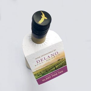 [BBS1738] Single-Sided Plantable Wine Bottle Neck Tags