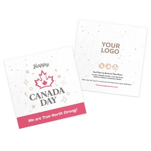 [CDS5360] Canada Day Seed Paper Square Coasters